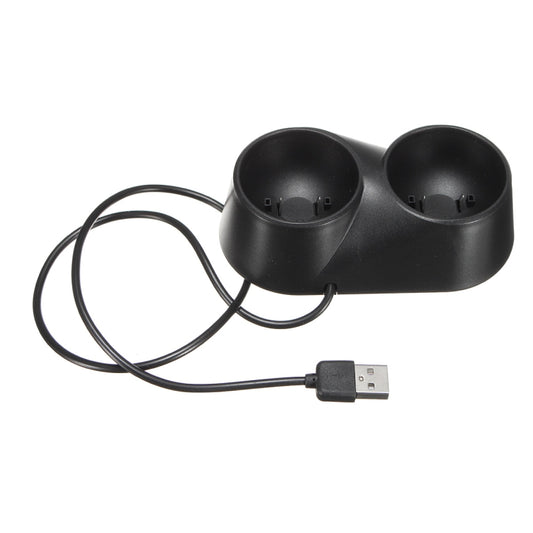 VR Controller Charger Dual USB Dock Game Charging Station Stand for PS4 PSVR Move Tool - VR Accessories by buy2fix | Online Shopping UK | buy2fix