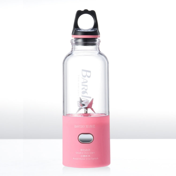 Multifunctional Juicer Rotatory Extractor Cup Portable USB Charge Juicer Blender with 6 Blades(Pink) - Electric juicers by buy2fix | Online Shopping UK | buy2fix