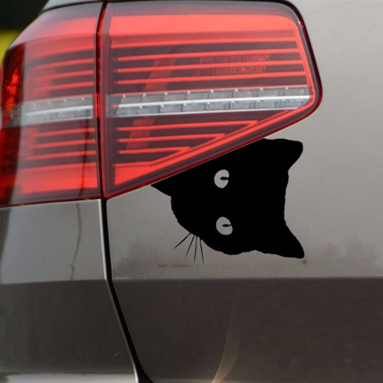 CAT FACE PEERING Pet Cat Car Sticker Decals , Size: 12x15cm by buy2fix