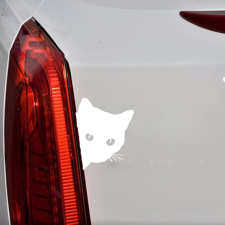 CAT FACE PEERING Pet Cat Car Sticker Decals , Size: 12x15cm by buy2fix