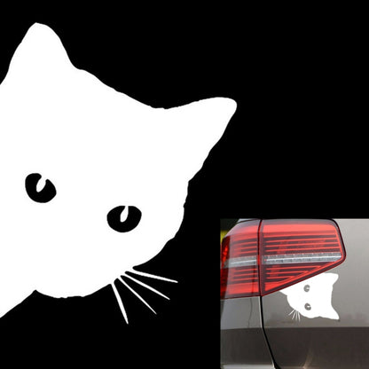 CAT FACE PEERING Pet Cat Car Sticker Decals , Size: 12x15cm by buy2fix