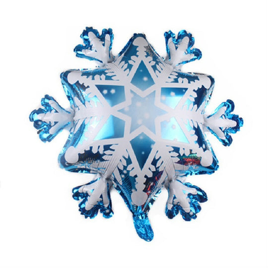 5 PCS Snowflake Shaped Holiday Decoration Aluminum Film Balloon, Size:73×73cm Large Snowflake