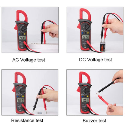ANENG ST201 AC And DC Digital Clamp Multimeter Voltage And Current Measuring Instrument Tester(Red) - Digital Multimeter by ANENG | Online Shopping UK | buy2fix