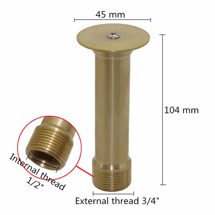 Copper Mushroom Hemisphere Nozzle Fountain Nozzle - Watering & Irrigation by buy2fix | Online Shopping UK | buy2fix