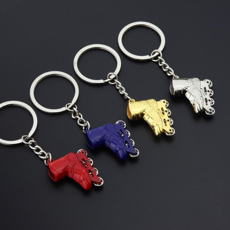 Creative Simulation Skates Keychain Personalized Pendant Gift(Red) by buy2fix