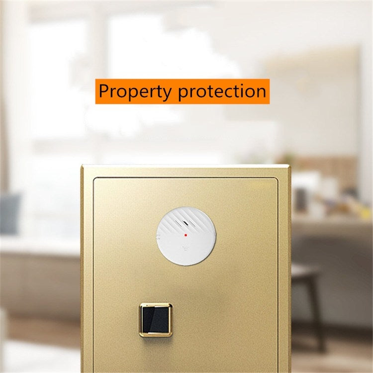 C100 125dB Vibration Sensor Alarm Door and Window Alarm Home Personal Anti-theft Alarm(Black) - Door Window Alarm by buy2fix | Online Shopping UK | buy2fix