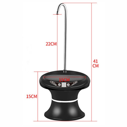 Tray Bucket Water Pump USB Rechargeable Wireless Electric Mineral Water Bucket Automatic Water Dispenser(Black) - Drinking Tools by buy2fix | Online Shopping UK | buy2fix
