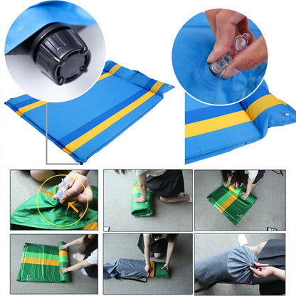 5cm Thick Inflatable Automatic SUV Car Inflatable Bed Travel Car Outdoor Air Mattress Bed Car Auto Sources Bed Travel Bed(Orange) by buy2fix