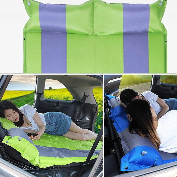 5cm Thick Inflatable Automatic SUV Car Inflatable Bed Travel Car Outdoor Air Mattress Bed Car Auto Sources Bed Travel Bed(Blue) by buy2fix