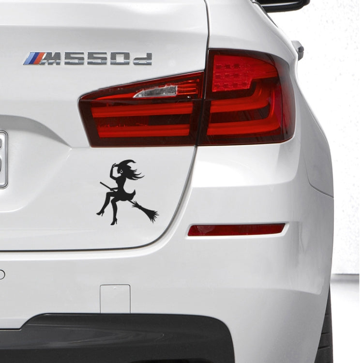 Sexy Witch Fashion Car Sticker Vinyl Decals Decor, Size: 15x14cm(Black) by buy2fix