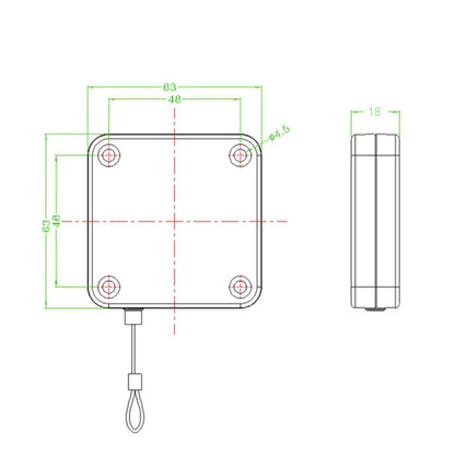 Universal 4m Anti-theft Cable Box VIVE Wire Rope Telescopic Cable Box - VR Accessories by buy2fix | Online Shopping UK | buy2fix