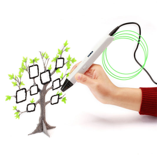 RP800A Childrens Educational Toys 3D Printing Pen, Plug Type:EU Plug(White) - 3D Printer by buy2fix | Online Shopping UK | buy2fix