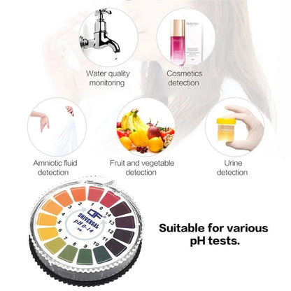 5Meters 0-14 PH Test Paper Alkaline Acid Indicator Paper For Water Urine Saliva Litmus Testing Measuring Analysis Kits - PH & Moisture Meter by buy2fix | Online Shopping UK | buy2fix