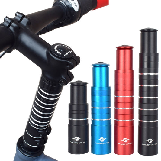 FMFXTR Mountain Bike Handlebar Aluminum Alloy Height Increaser, Increase Height:14.4cm(Black) - Bicycle Grips by FMFXTR | Online Shopping UK | buy2fix