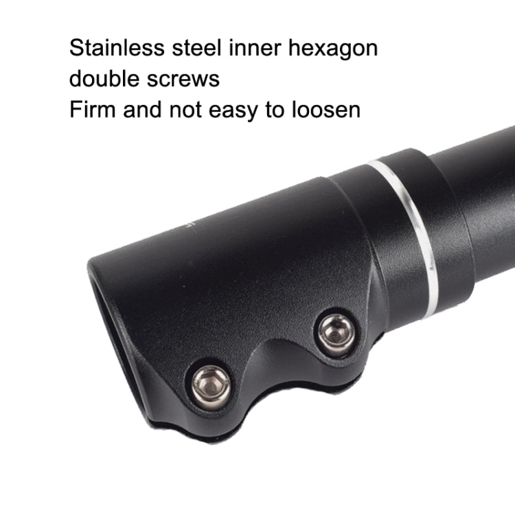 FMFXTR Mountain Bike Handlebar Aluminum Alloy Height Increaser, Increase Height:14.4cm(Black) - Bicycle Grips by FMFXTR | Online Shopping UK | buy2fix