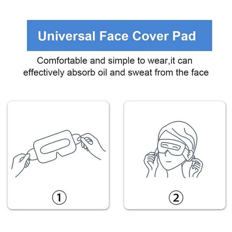 100 PCS Black Protective Hygiene VR Eye Mask Sanitary Disposable Eye mask pads for 3D VR Glass - VR Accessories by buy2fix | Online Shopping UK | buy2fix