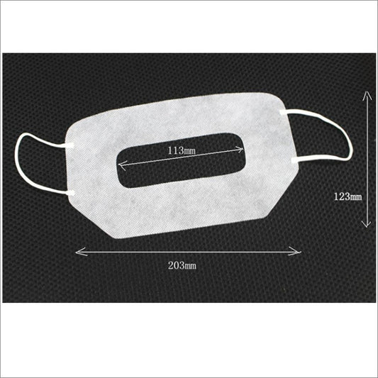 100 PCS Protective Hygiene Eye Mask White Disposable Eyemask for Virtual Reality Glasses - VR Accessories by buy2fix | Online Shopping UK | buy2fix