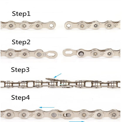 3 Pairs Bicycle Chain Magic Buckle Chain Joint, Model:KM- 9 Speed - Bicycle Chains & Rounds by buy2fix | Online Shopping UK | buy2fix
