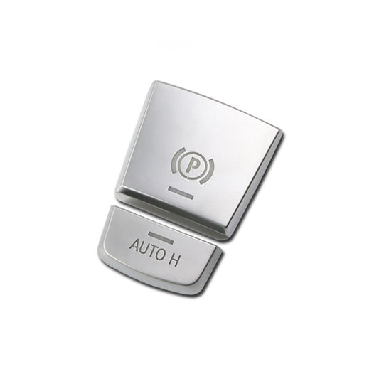 SRXTZM Parking Brake Switch P Button Cover ABS Chrome for BMW F10 F07 F01 X3 F25 X4 F26 F11 F06 X5 F15 X6 F16 Accessories(Silver) by buy2fix