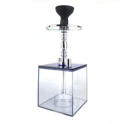 Square Acrylic Hookah Set(Blue) - Cigarette Box & Ashtrays by buy2fix | Online Shopping UK | buy2fix