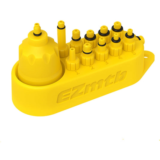 Bicycle Universal Hydraulic Bleed Adapters Set(10 in 1) Include Oil Funnel - Maintenance tools by buy2fix | Online Shopping UK | buy2fix