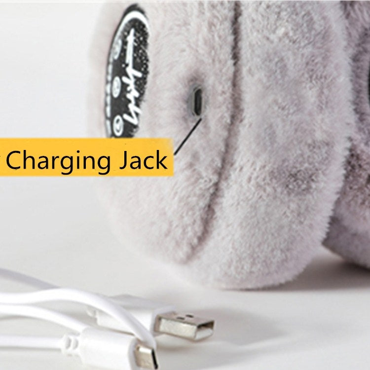 Bluetooth Earmuffs Winter Plush Windproof Men And Women Ear Cover(Pink) - Smart Hats by buy2fix | Online Shopping UK | buy2fix