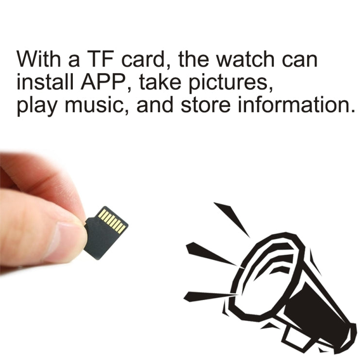 A1 1.54 inch IPS Screen Bluetooth Smart Watch Support Call Music Photography TF Card (Blue) - Smart Wristbands by buy2fix | Online Shopping UK | buy2fix
