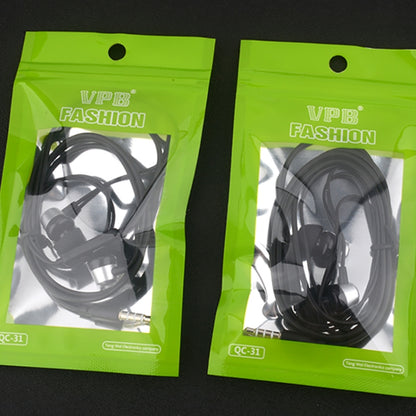 VPB S3 Sport Earphone Wired Super Bass 3.5mm Crack Earphone Earbud with Microphone Hands Free for Samsung MP3(Pink) by VPB