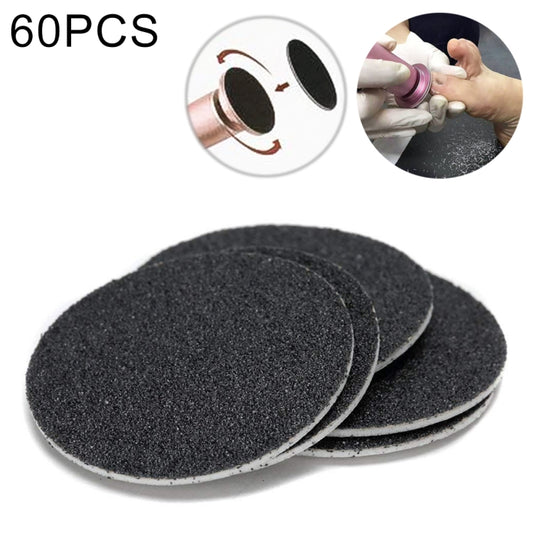 60 PCS Replacement Sandpaper Disk for Electric Foot Polisher, Specification:100 Mesh(Fine Sand) - Grinding Tools & Accessories by buy2fix | Online Shopping UK | buy2fix