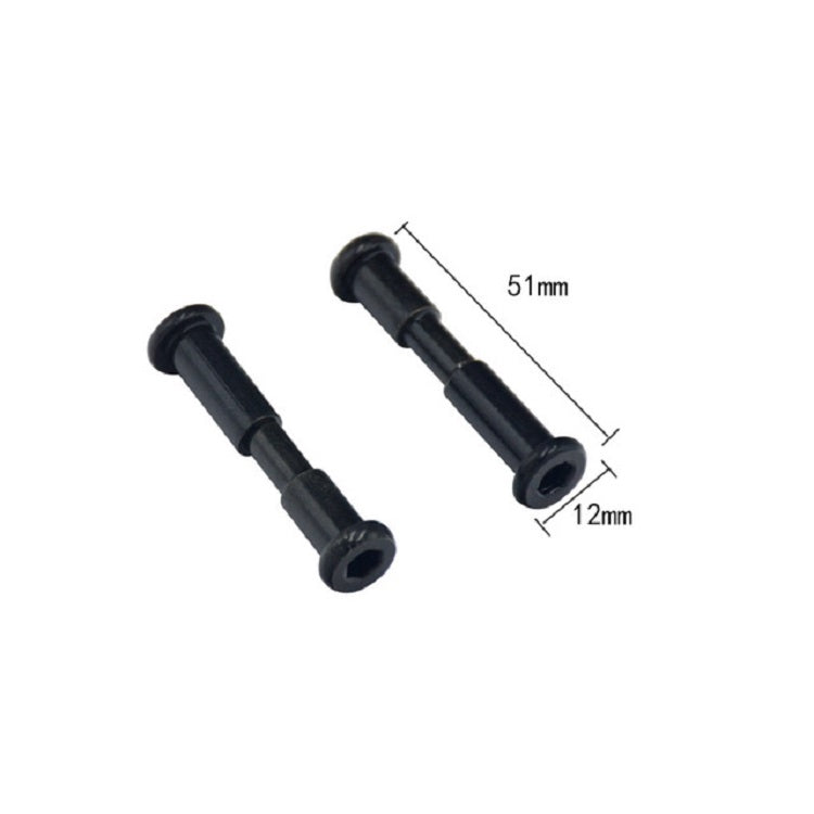 2 PCS For Xiaomi Mijia M365 Electric Scooter Fold Part Inner Hexagon Lock Screws(Black) - Accessories & Parts by buy2fix | Online Shopping UK | buy2fix