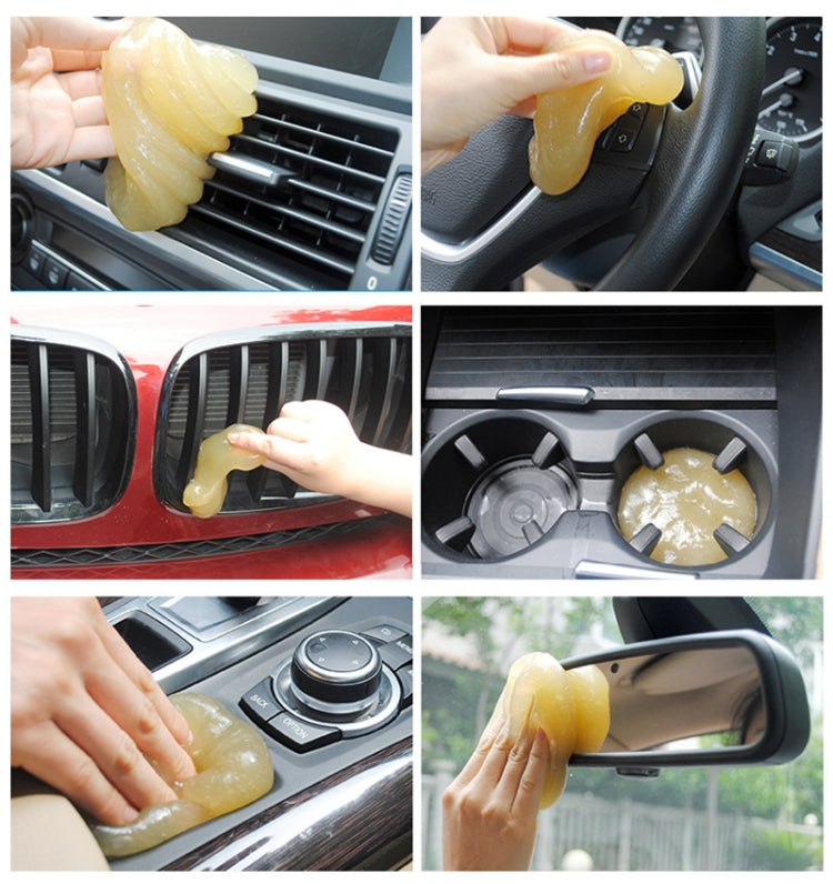 Car Clean Glue Gel Sticker(Transparent) by buy2fix