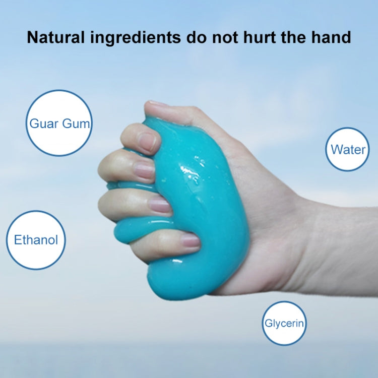 Car Clean Glue Gel Sticker (Sky Blue) by buy2fix