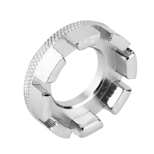 Bicycle spoke wrench tool 8 Way Cycling Wheel Rim Spanner Wrench Repair Tool Accessories(Silver) - Maintenance tools by buy2fix | Online Shopping UK | buy2fix
