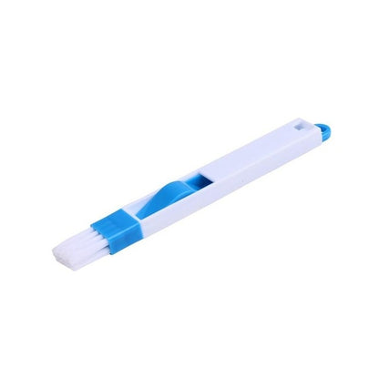 2 PCS  Mini Cleaning Brush with Detachable Dustpan for Window Groove Keyboard Corner Crannies(Blue) - Sponges, Cloths & Brushes by buy2fix | Online Shopping UK | buy2fix