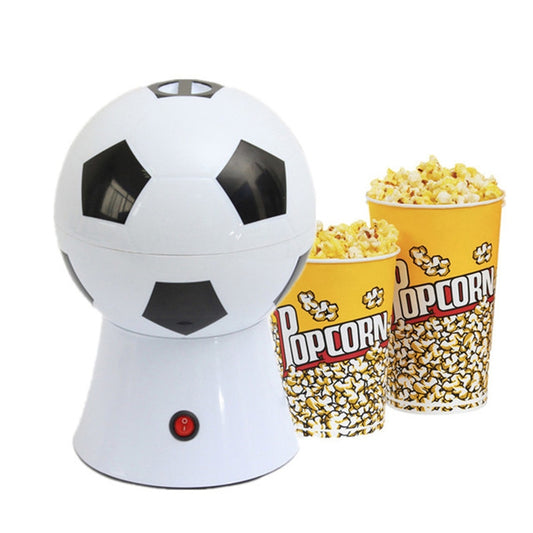 Creative Soccer Ball Electric Household Hot Air Popcorn Maker Football Section 848 Euro regulations - Popcorn Machiner by buy2fix | Online Shopping UK | buy2fix