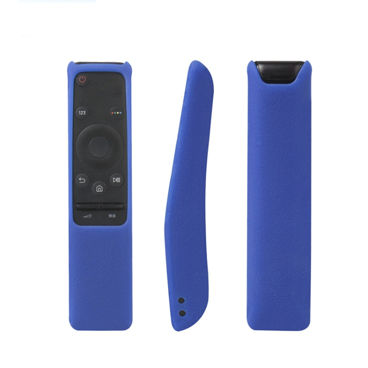 Universal Waterproof Anti-drop Silicone Remote Controller Protective Cover Case for Samsung Smart TV(Blue) - Remote Control Covers by buy2fix | Online Shopping UK | buy2fix