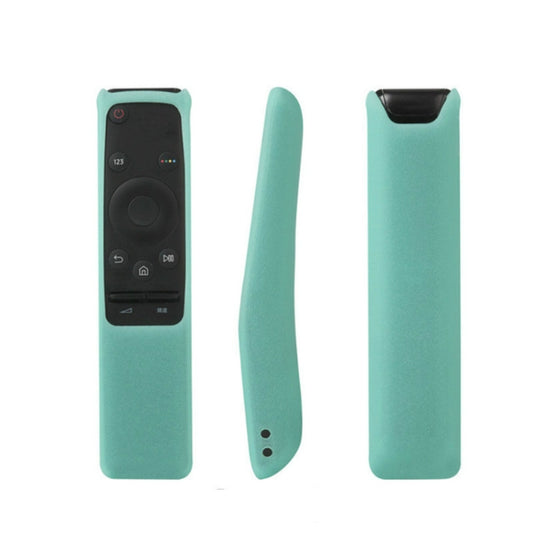 Universal Waterproof Anti-drop Silicone Remote Controller Protective Cover Case for Samsung Smart TV(Turquoise Blue) - Remote Control Covers by buy2fix | Online Shopping UK | buy2fix