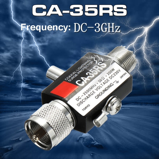 CA-35RS PL259 SO239 Walkie Talkie Radio Repeater Coaxial Lightning Antenna Surge Protector - Video Balun by buy2fix | Online Shopping UK | buy2fix