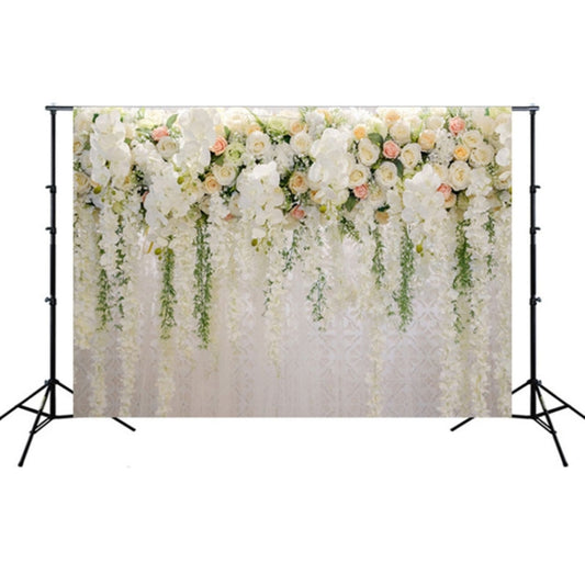 2.1m x 1.5m Flower Wall Simulation Rose Wedding Party Arrangement 3D Photography Background Cloth(H1) - Valentines Day by buy2fix | Online Shopping UK | buy2fix