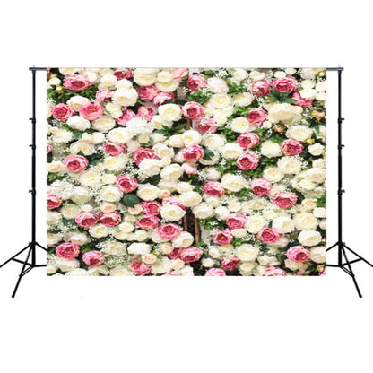 2.1m x 1.5m Flower Wall Simulation Rose Wedding Party Arrangement 3D Photography Background Cloth(H4) - Valentines Day by buy2fix | Online Shopping UK | buy2fix