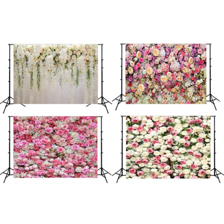 2.1m x 1.5m Flower Wall Simulation Rose Wedding Party Arrangement 3D Photography Background Cloth(H4) - Valentines Day by buy2fix | Online Shopping UK | buy2fix