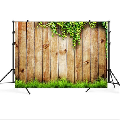 2.1m x 1.5m Flower Vine Vintage Wooden Board for Children Photographing Photography Background Cloth - Wood Floor by buy2fix | Online Shopping UK | buy2fix