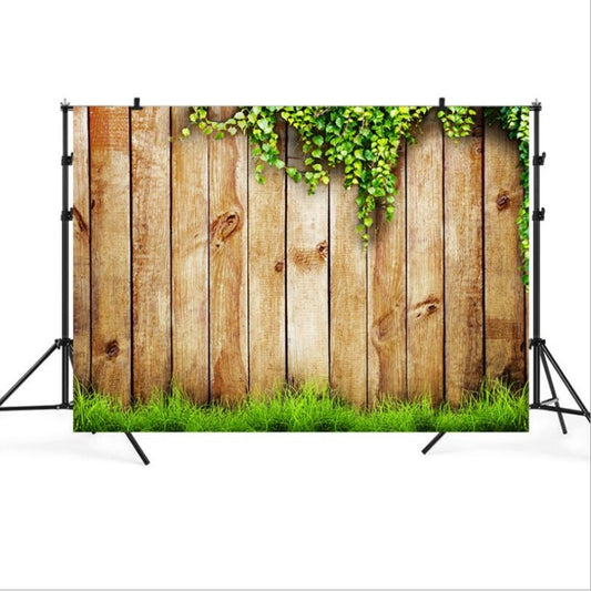 2.1m x 1.5m Flower Vine Vintage Wooden Board for Children Photographing Photography Background Cloth - Wood Floor by buy2fix | Online Shopping UK | buy2fix