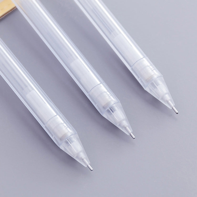 2 PCS Activity Pencil Frosted Transparent Hexagon Pen Student Pencil, Refill:0.5mm, Lead Hardness:2B - Pencils by buy2fix | Online Shopping UK | buy2fix
