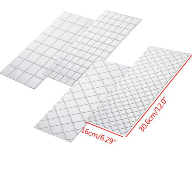 2 Sets DIY Cake Mold Wexture Fondant Printing Mold(Plaid pattern 57051) - Food Molds by buy2fix | Online Shopping UK | buy2fix