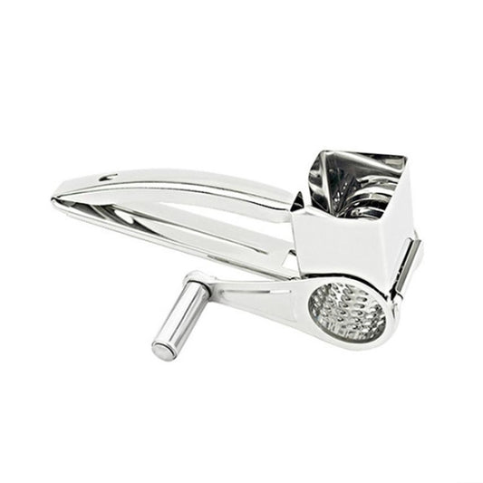 Cheese Grater Rotory Container Stainless Steel Hand-Crank Rotary Shredder with 9-10 holes - Cutter & Peeler by buy2fix | Online Shopping UK | buy2fix