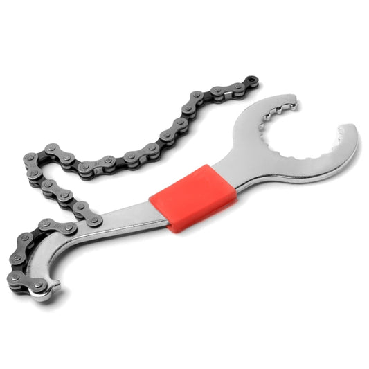 2 PCS Three-in-one Bicycle Integrated Bottom Shaft Flywheel Fixed Wrench Tail Hook Tool - Maintenance tools by buy2fix | Online Shopping UK | buy2fix