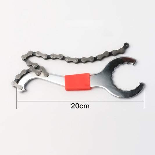 2 PCS Three-in-one Bicycle Integrated Bottom Shaft Flywheel Fixed Wrench Tail Hook Tool - Maintenance tools by buy2fix | Online Shopping UK | buy2fix
