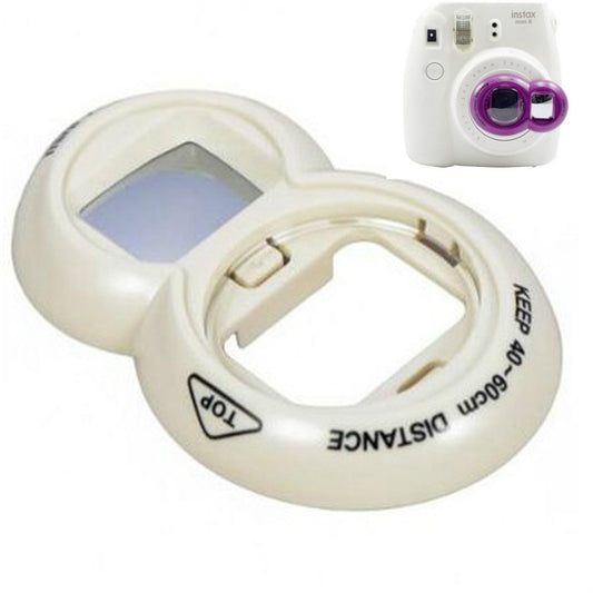 2PCS Selfie Mirror for Polaroid Mini7s / Mini8(White) - Other Accessories by buy2fix | Online Shopping UK | buy2fix
