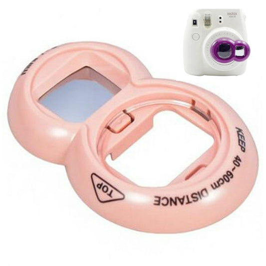 2PCS Selfie Mirror for Polaroid Mini7s / Mini8(Pink) - Other Accessories by buy2fix | Online Shopping UK | buy2fix